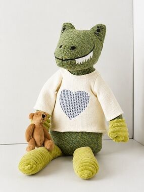 Anthropologie Ally the Alligator Kids Baby Plushie